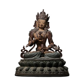 Chinese Ming Dynasty bronze Buddha statue