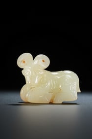 Jade Sheep from the Western Zhou Dynasty, China