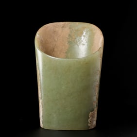 Jade horseshoe tube of Hongshan culture, Hongshan period, China