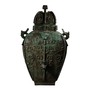 Chinese bronze artifacts from the Shang and Zhou dynasties