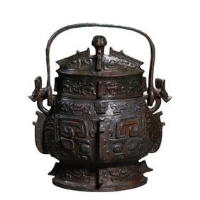Chinese bronze artifacts from the Shang and Zhou dynasties
