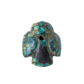 A Turquoise Pendant Depicting a Bird Chines Shang To Western Zhou Dynasty