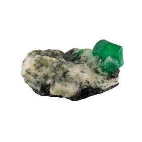 Beautiful Rare Natural Swat Emerald Gem Stone Mineral Specimen [1.1 x 1.6cm, 305ct]