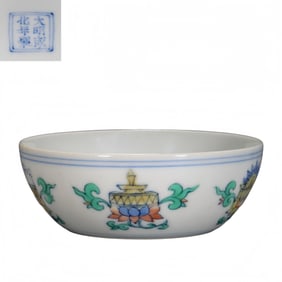 Doucai cup from the Chenghua period of the Ming Dynasty, China
