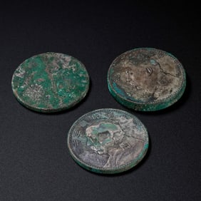 set of Chinese 20th century pure silver coins