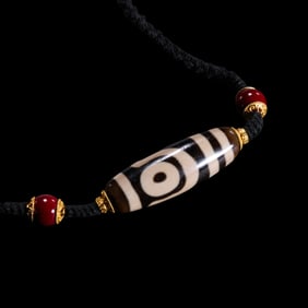 Dzi bead necklace