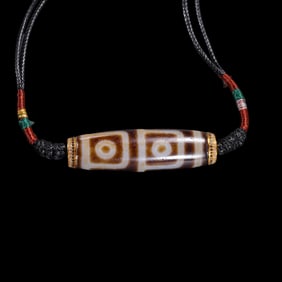 Dzi bead necklace