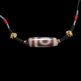 Dzi bead necklace