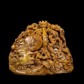 Chinese Qing Dynasty Tianhuang stone ornaments