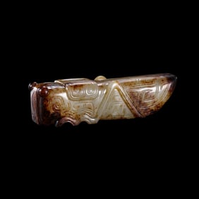 Chinese Han Dynasty Jade Locust