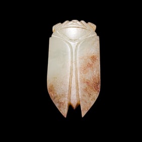 Chinese Han Dynasty Jade Cicada
