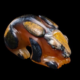 Chinese Han Dynasty Agate Rabbit