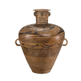 China's Neolithic Majiayao culture double-handled vase