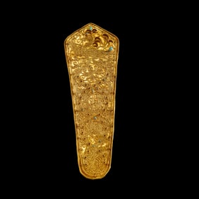 China's Warring States and Han Dynasty Pure Gold Pawn