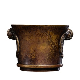 Bronze double-handled censer from the Xuande period of the Ming Dynasty, China