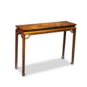 Chinese Qing Dynasty Huanghuali wood long table