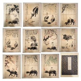 Li Keran's Cattle Herding Album