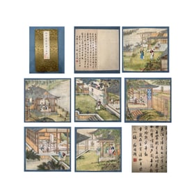 Silkworm Weaving - Qiu Ying