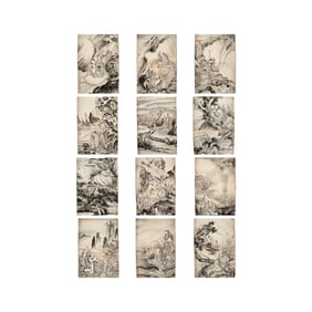 Arhat Book Album Page - Shi Tao