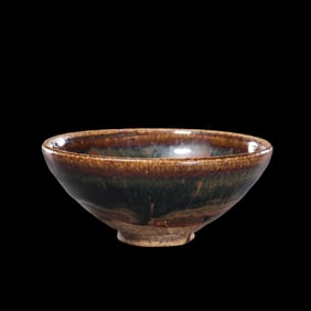 Small iron embroidered cup from the Cizhou kiln in the Northern Song Dynasty, China