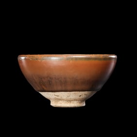 Small red-glazed bowl from Cizhou kiln, Northern Song Dynasty, China