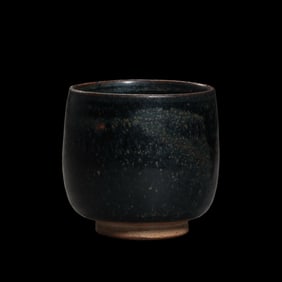 Chinese Northern Song Dynasty Cizhou kiln black glaze cup
