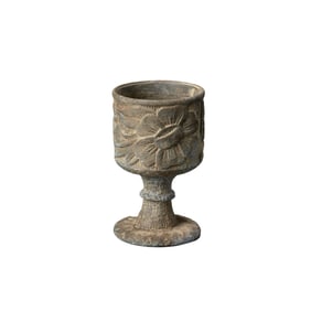 Floral Relief Goblet