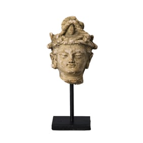Gandharan Bodhisattva Head