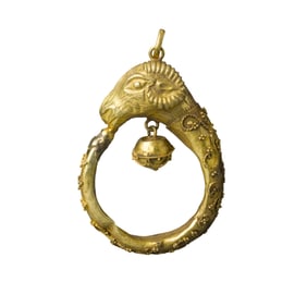 Gold Pendant with Ram’s Head