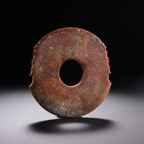 Shang Dynasty Hetian Jade Bi Disc