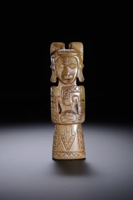 Jade Standing Human Figure, Shang–Zhou Period