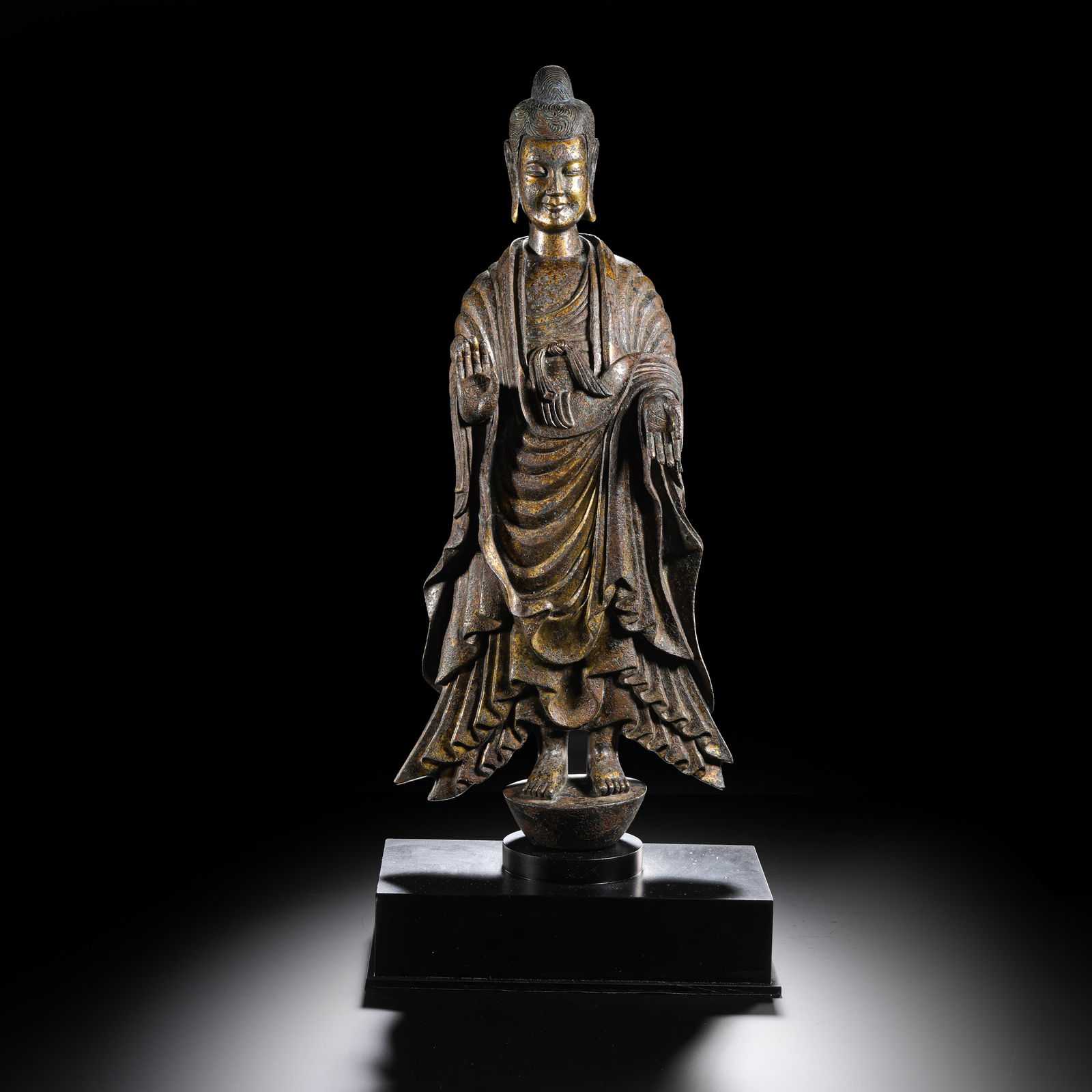 Gilt Bronze Standing Buddha (1 of 10)