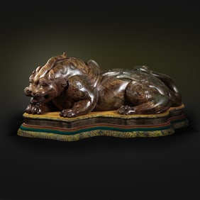 Monumental Hetian Jade Mythical Beast, Ming Dynasty