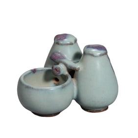 Song Dynasty Jun Ware Triple Water Pot