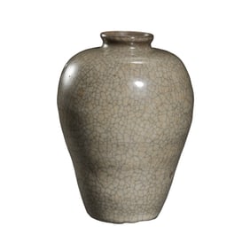 Ge Ware Celadon Vase (Meiping)