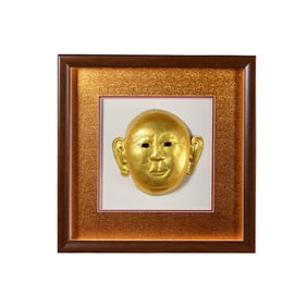 Pure Gold Funerary Mask, Liao–Jin Period