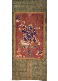 Qing Dynasty Qianlong Period Kesi Thangka “Mah?k?la