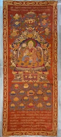 Qing Dynasty Kesi Thangka “Portrait of a High Lama