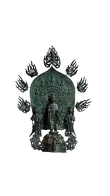 Northern Wei Gilt Bronze Standing Buddha