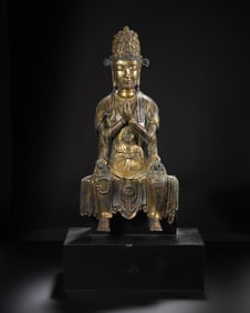Gilt Bronze Seated Buddha, Kingdom of Dali