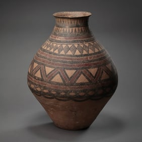 Majiayao Culture Large Painted Pottery Jar