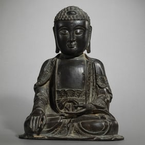 Bronze Seated Buddha