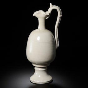 Song Dynasty Ding Kiln White-Glazed Ewer
