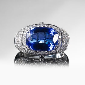 Emerald and Diamond Ring