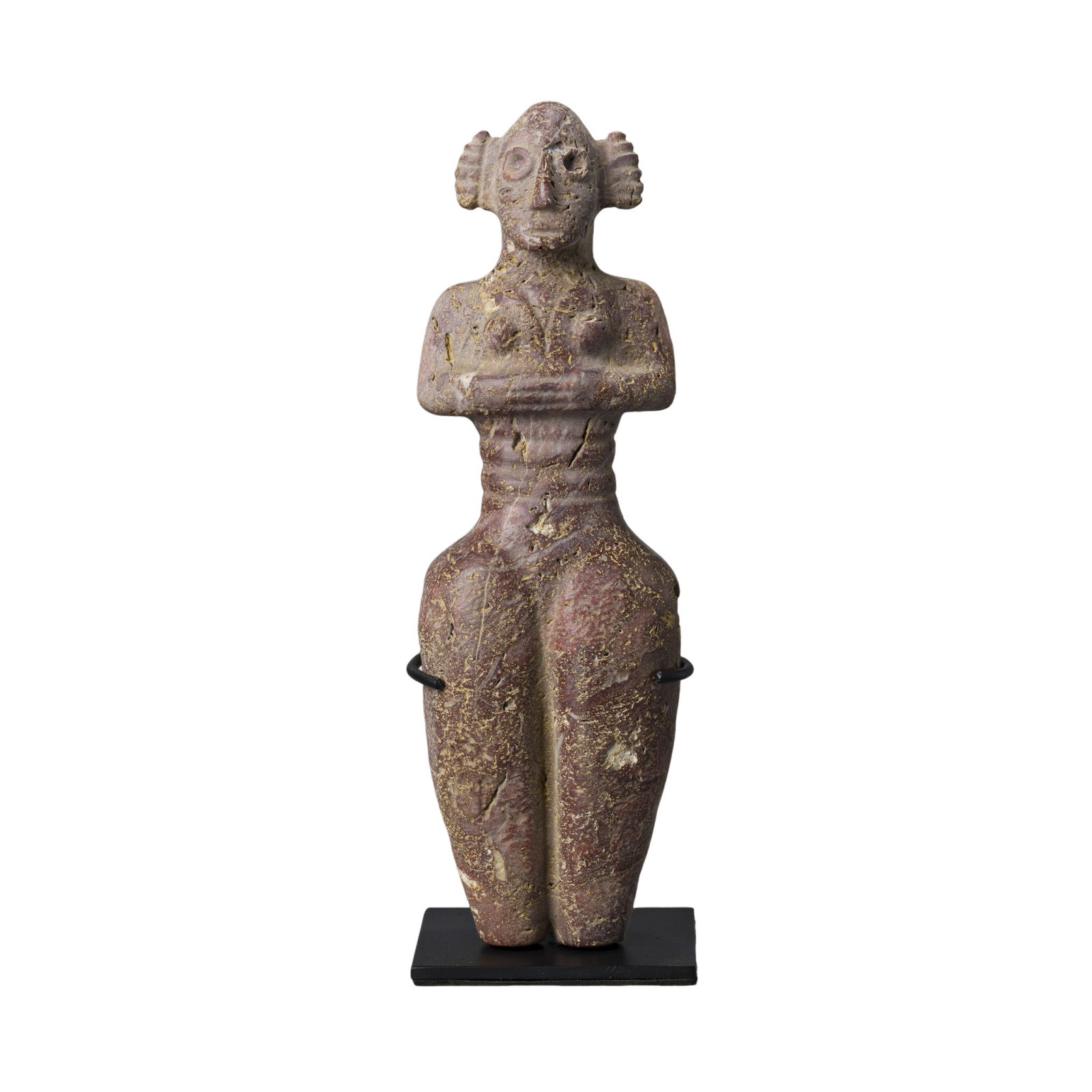Bronze Age Near Eastern Jasper-Type Stone Steatopygous Female Idol (1 of 4)
