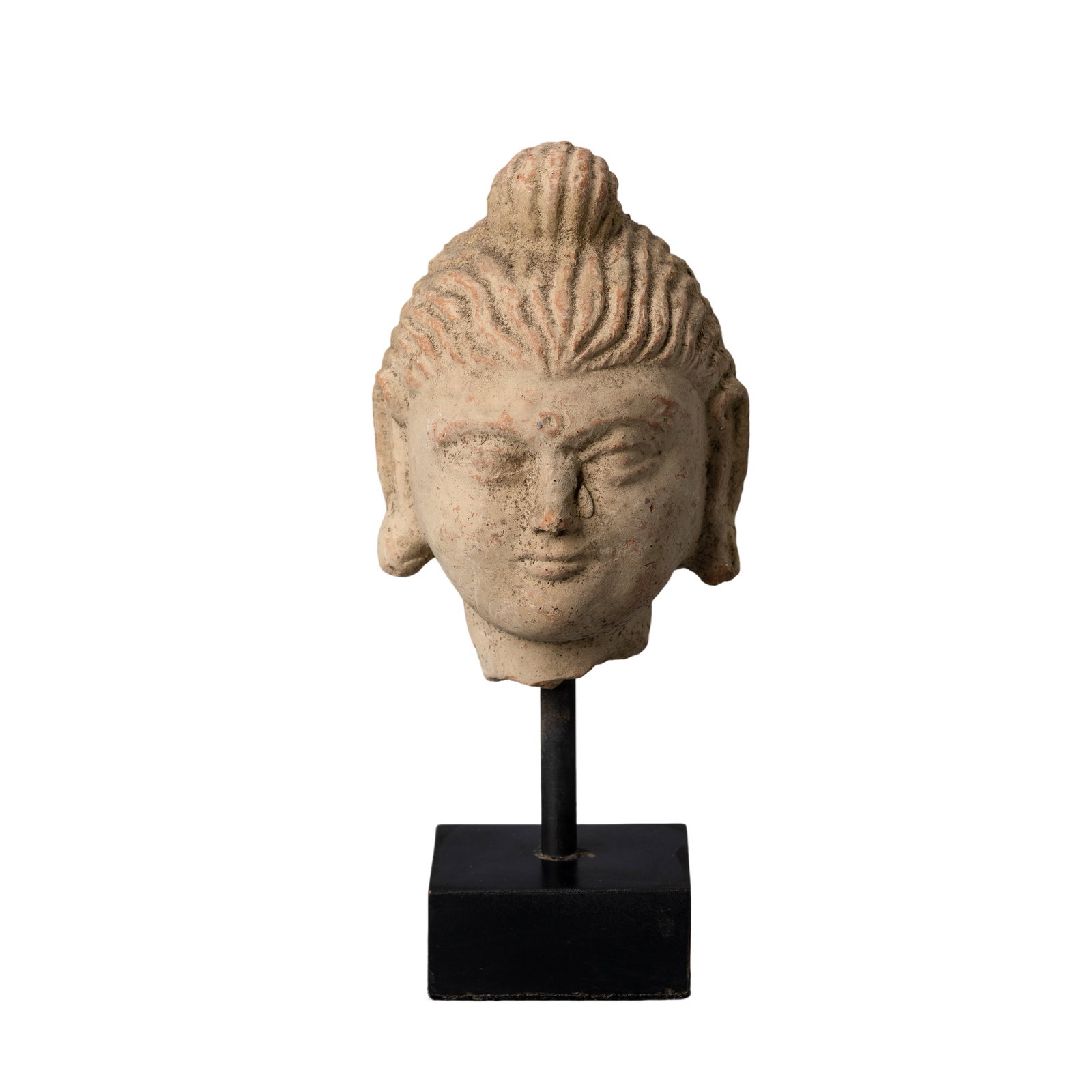 Ancient Gandhara Art Terra-Cotta Buddha Head (1 of 4)