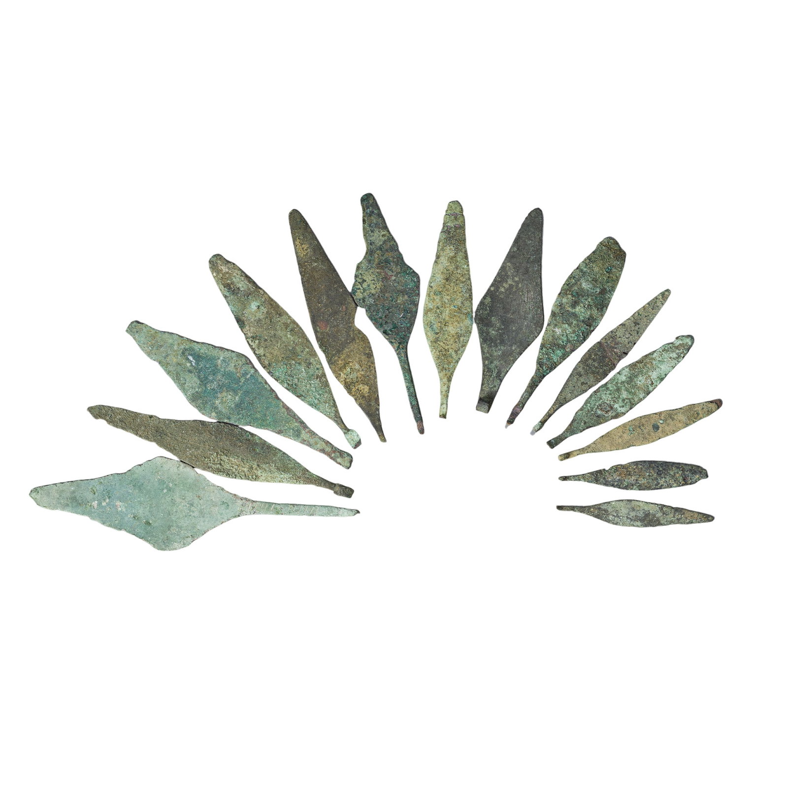 Ancient Near Eastern Bronze Projectile Points Razors Blade Collection (1 of 3)