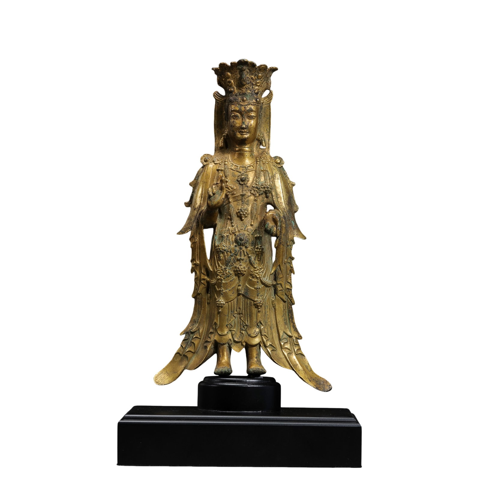 Northern Wei Dynasty Gilt-Bronze Standing Bodhisattva (1 of 9)