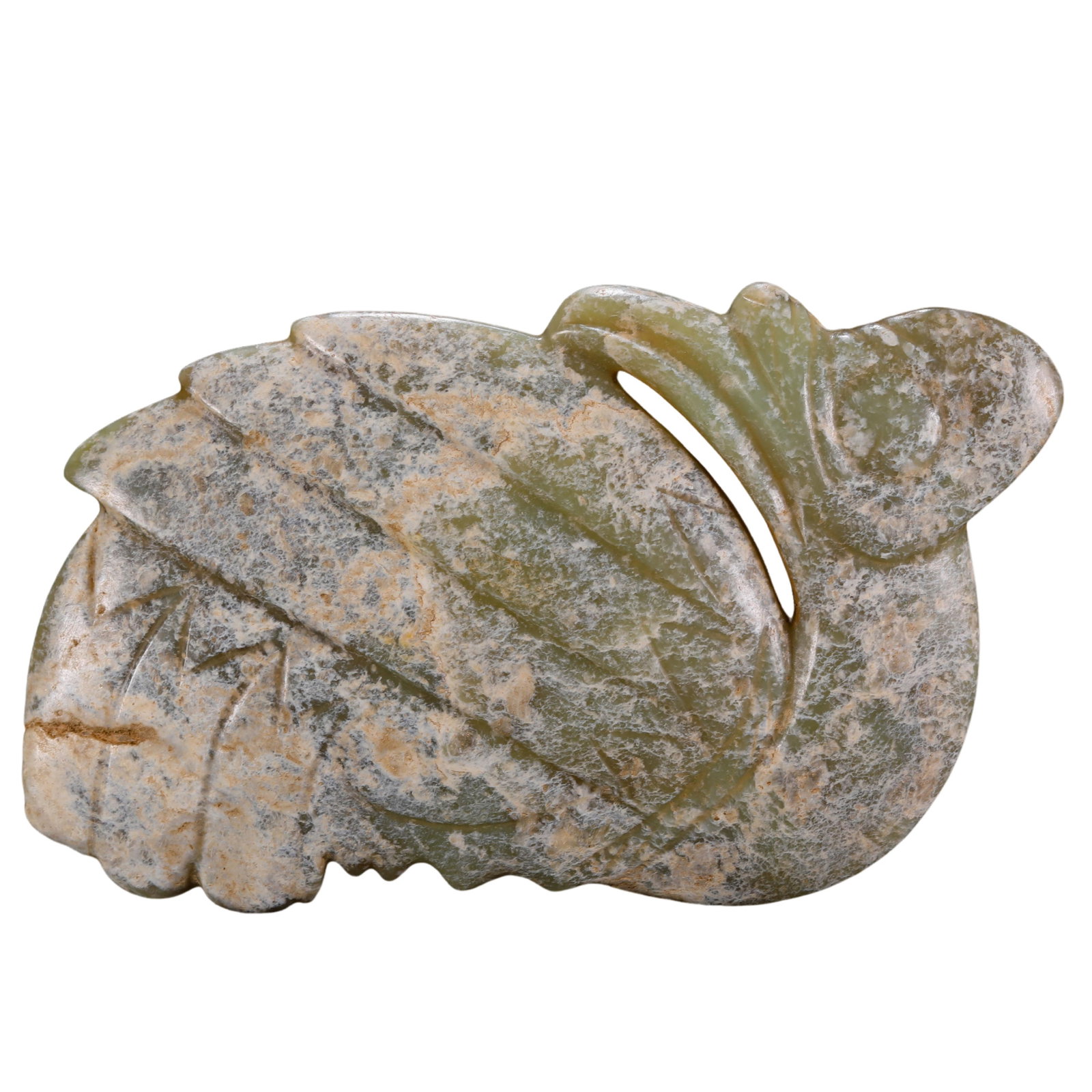 Neolithic Hongshan Culture Hemo Jade Phoenix-Form Pendant (1 of 7)