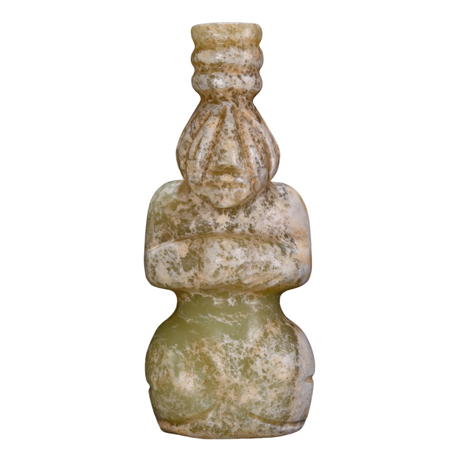 Neolithic Hongshan Culture Hemo Jade Deity Figure (1 of 6)